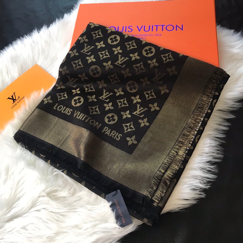 Monogram Shawl 140 x 140 cm