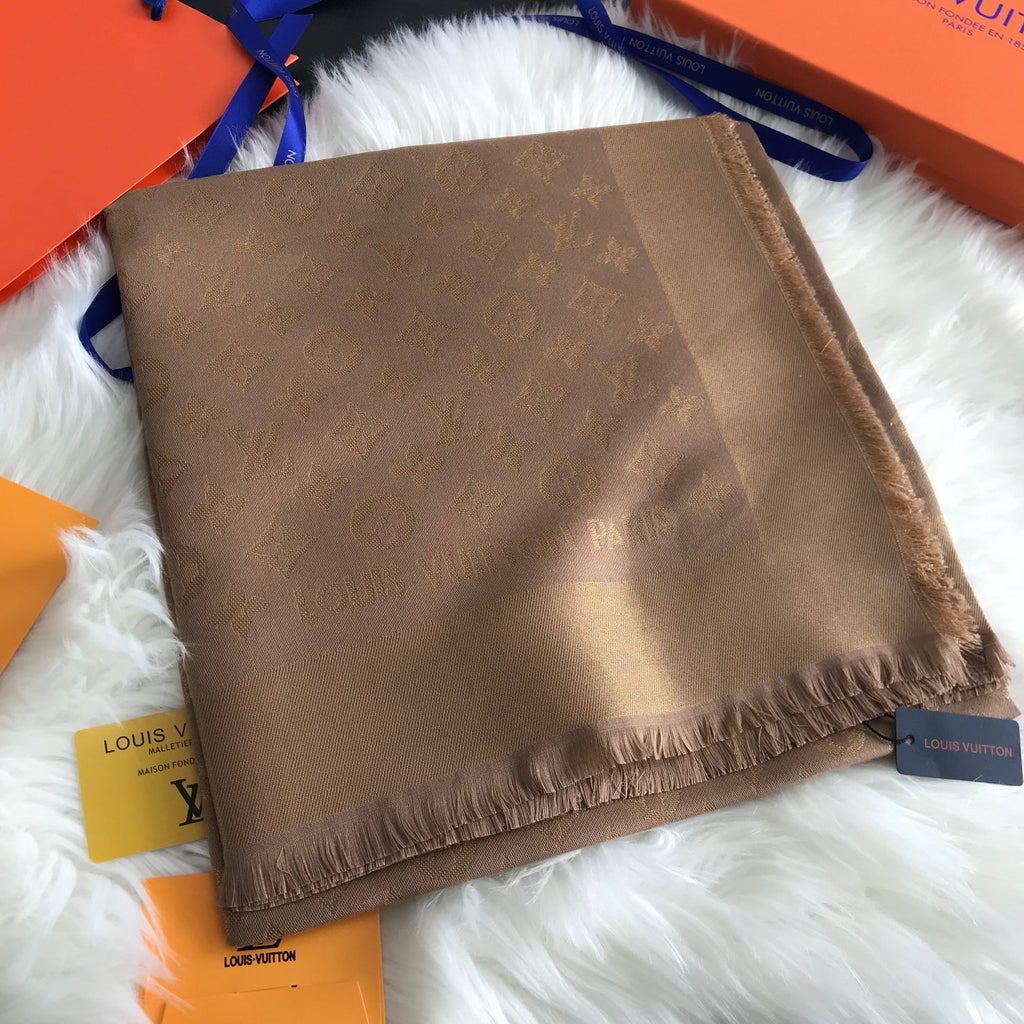 Monogram Shawl 140 x 140 cm