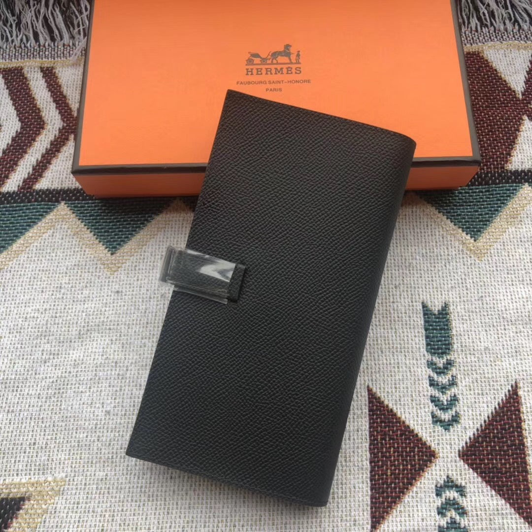 Béarn Long Wallet Epsom Leather