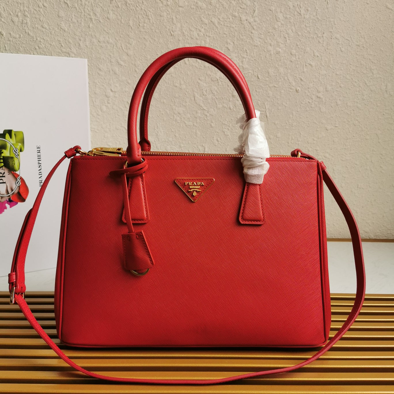 Galleria Saffiano Leather Tote Bag