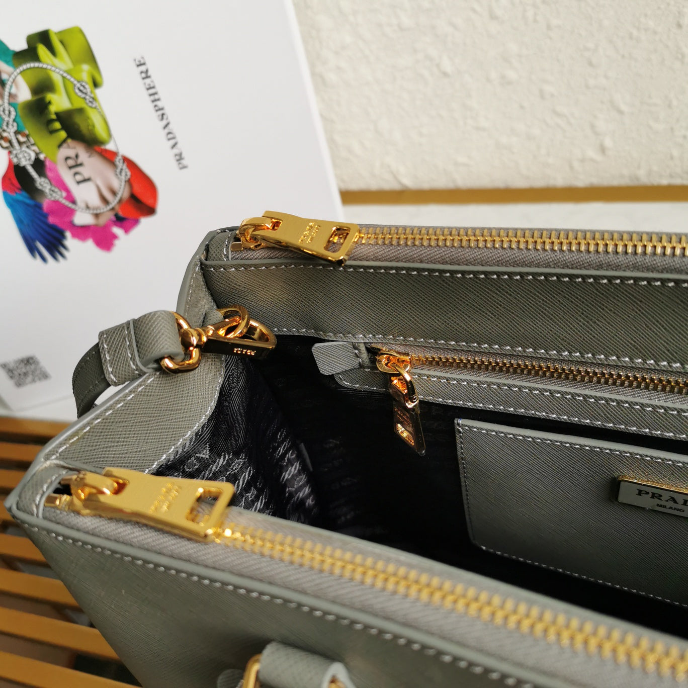 Galleria Saffiano Leather Tote Bag