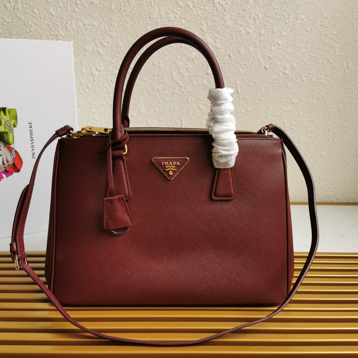 Galleria Saffiano Leather Tote Bag