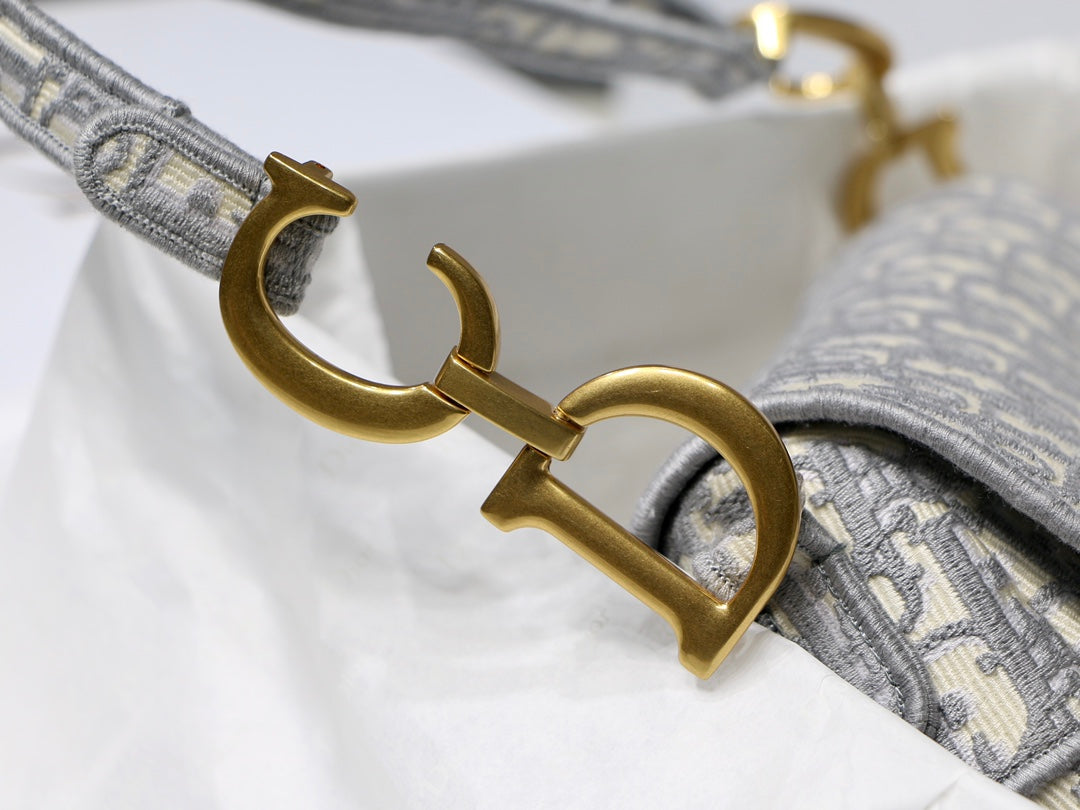 Saddle Oblique Canvas Bag