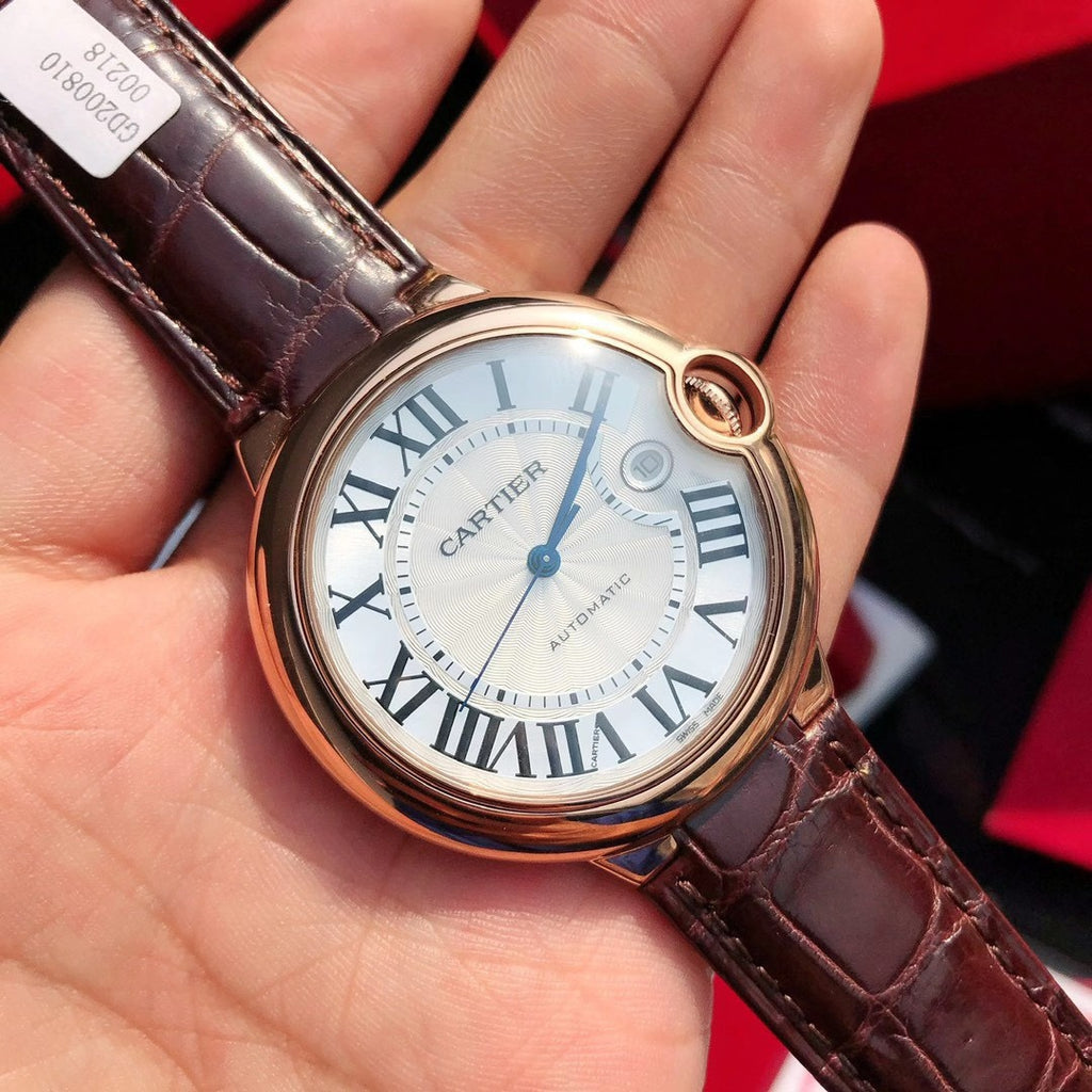 Ballon Bleu Watch – Automatic, Brown Leather