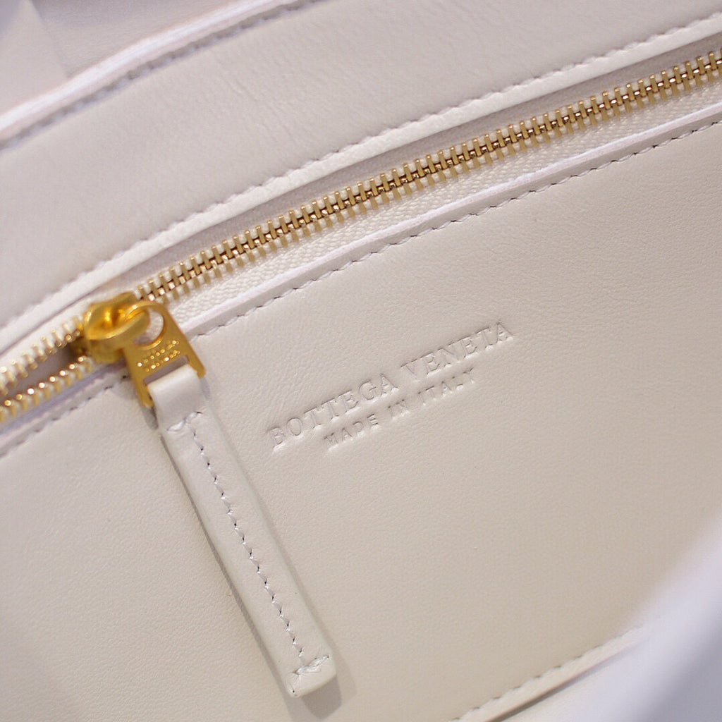 Cassette-Style Woven Shoulder Bag