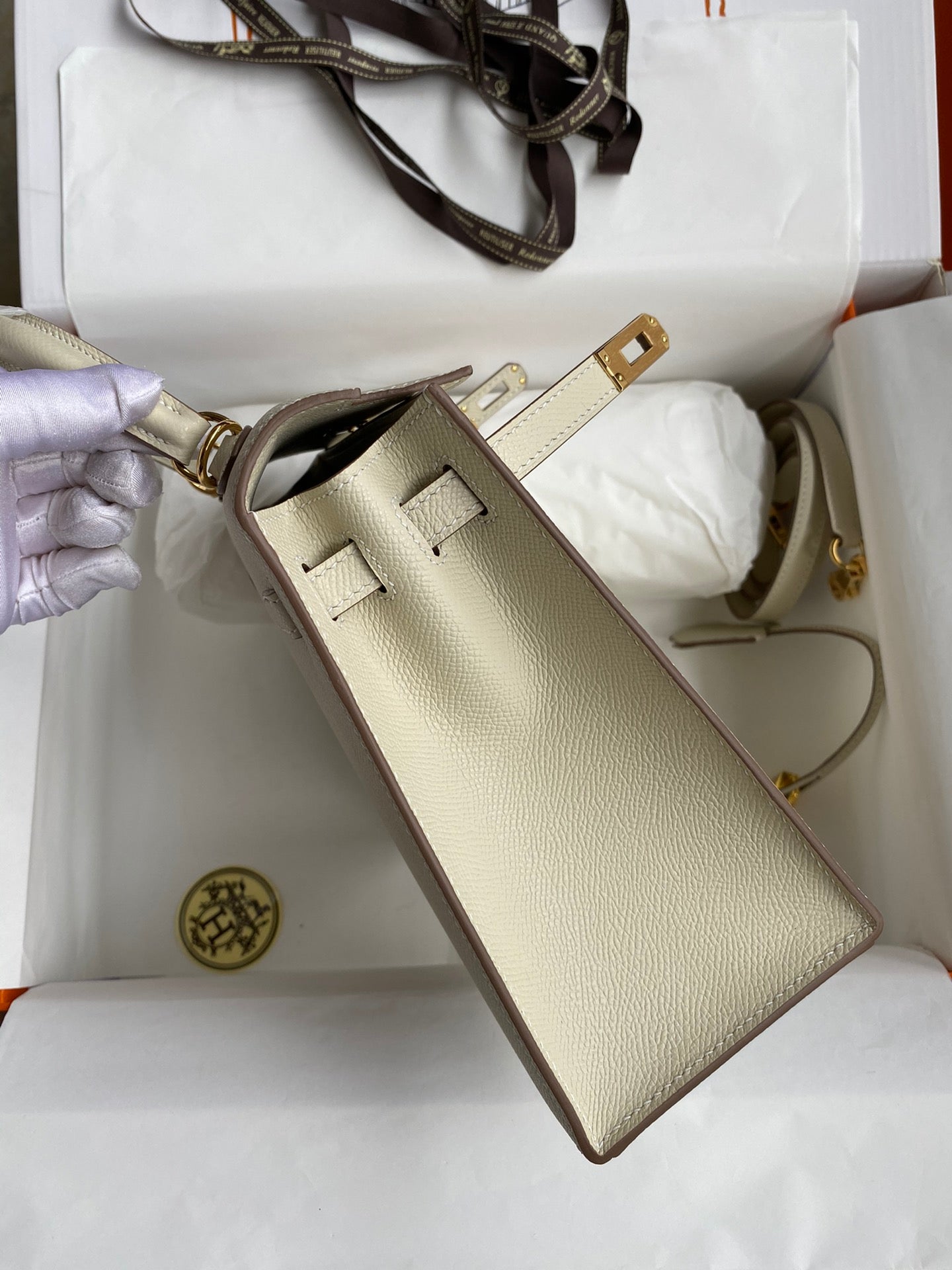 Kelly 25 Epsom Leather Bag