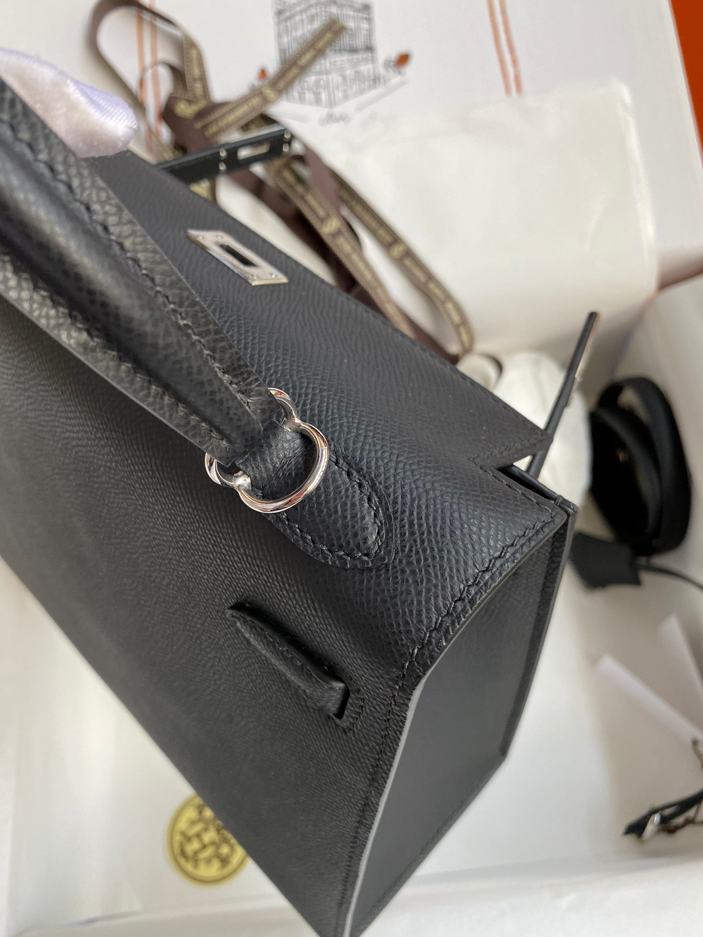 Kelly 25 Epsom Leather Bag