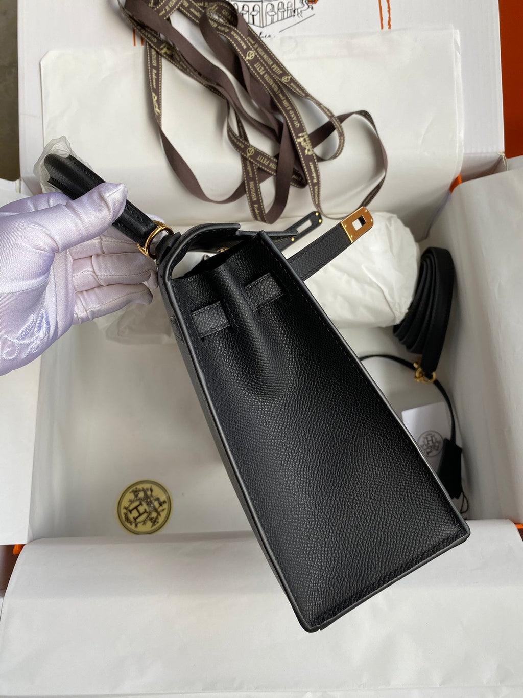 Kelly 25 Epsom Leather Bag