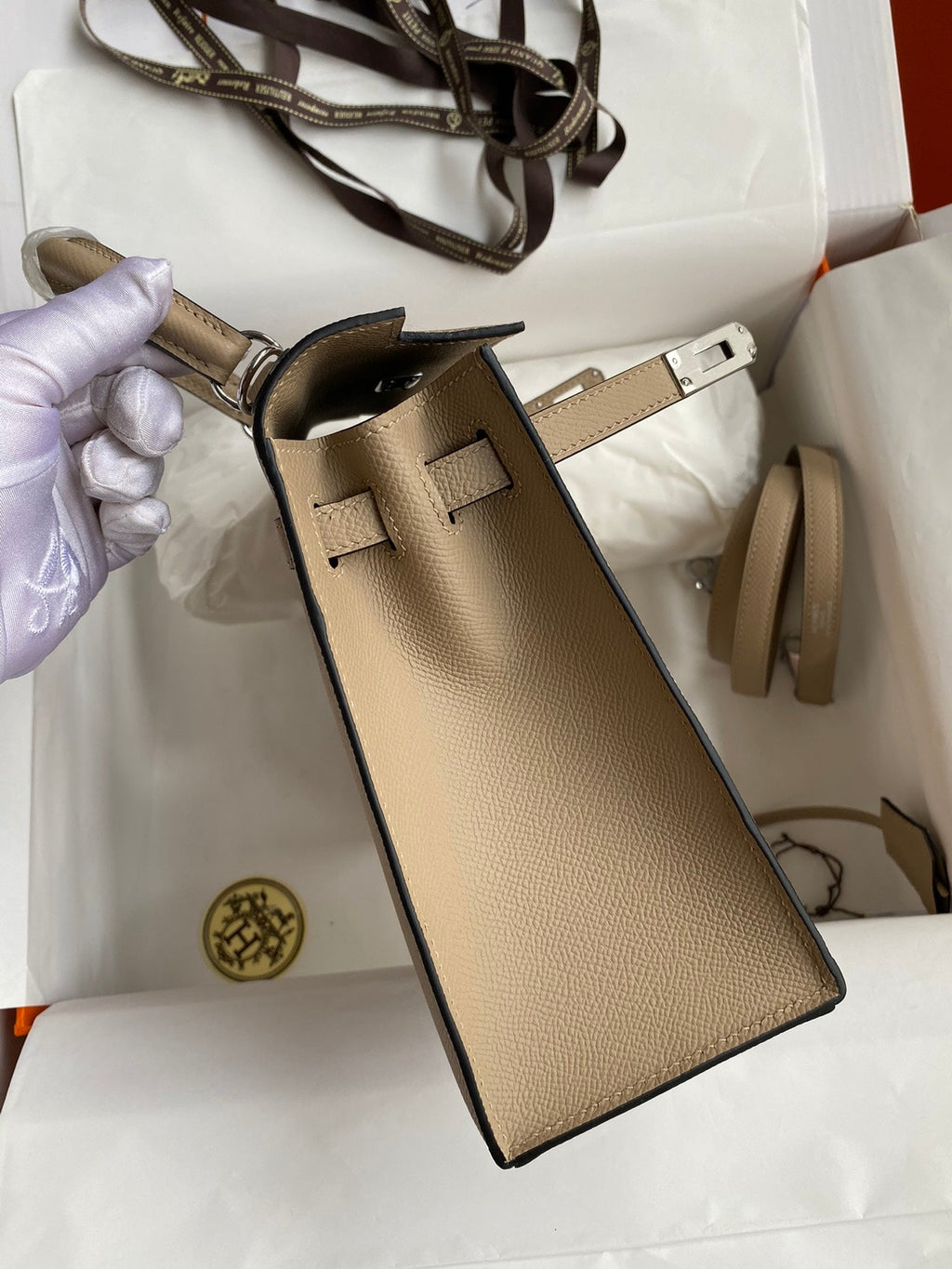 Kelly 25 Epsom Leather Bag