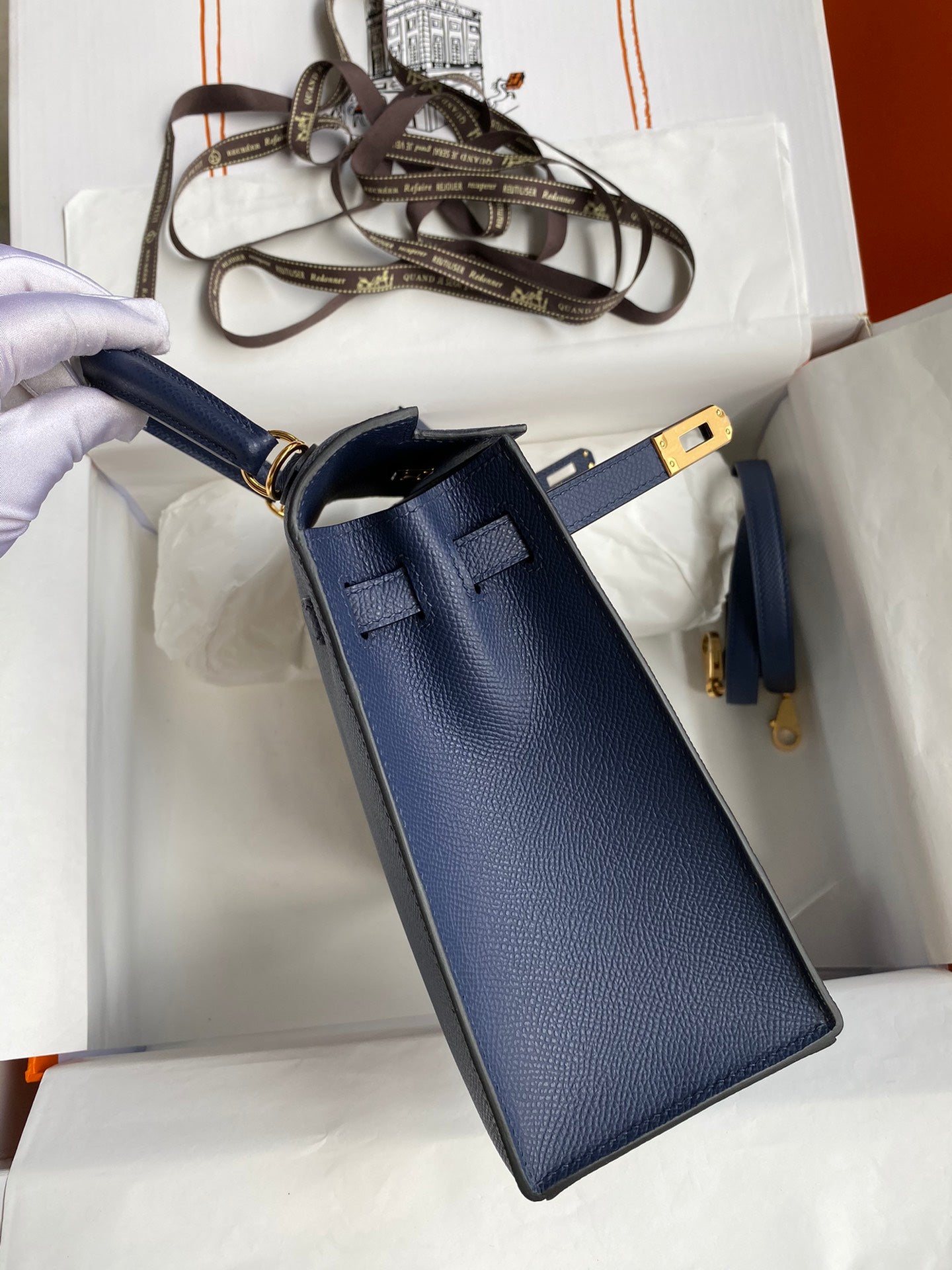 Kelly 25 Epsom Leather Bag