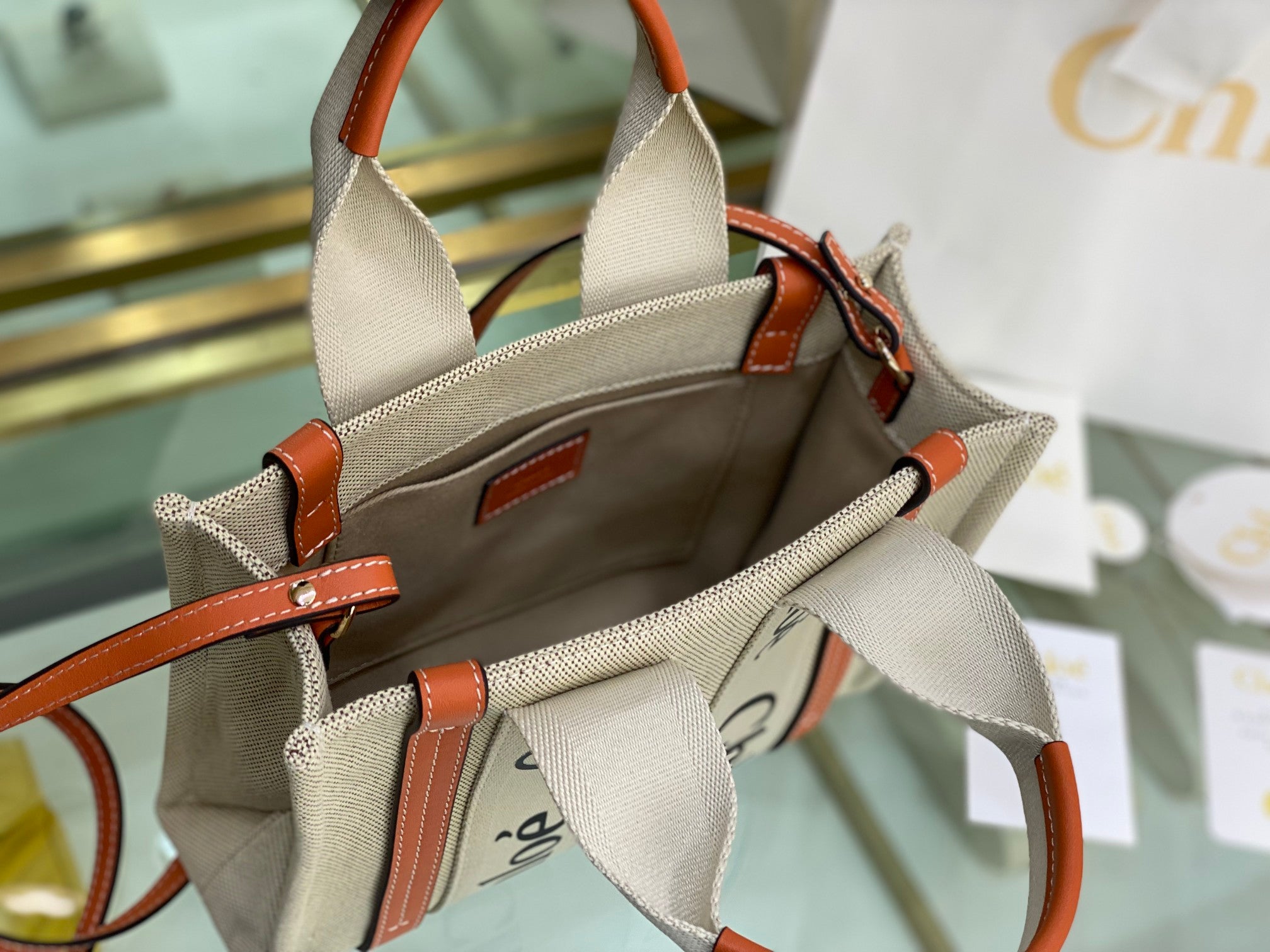 Woody Tote Bag with Strap