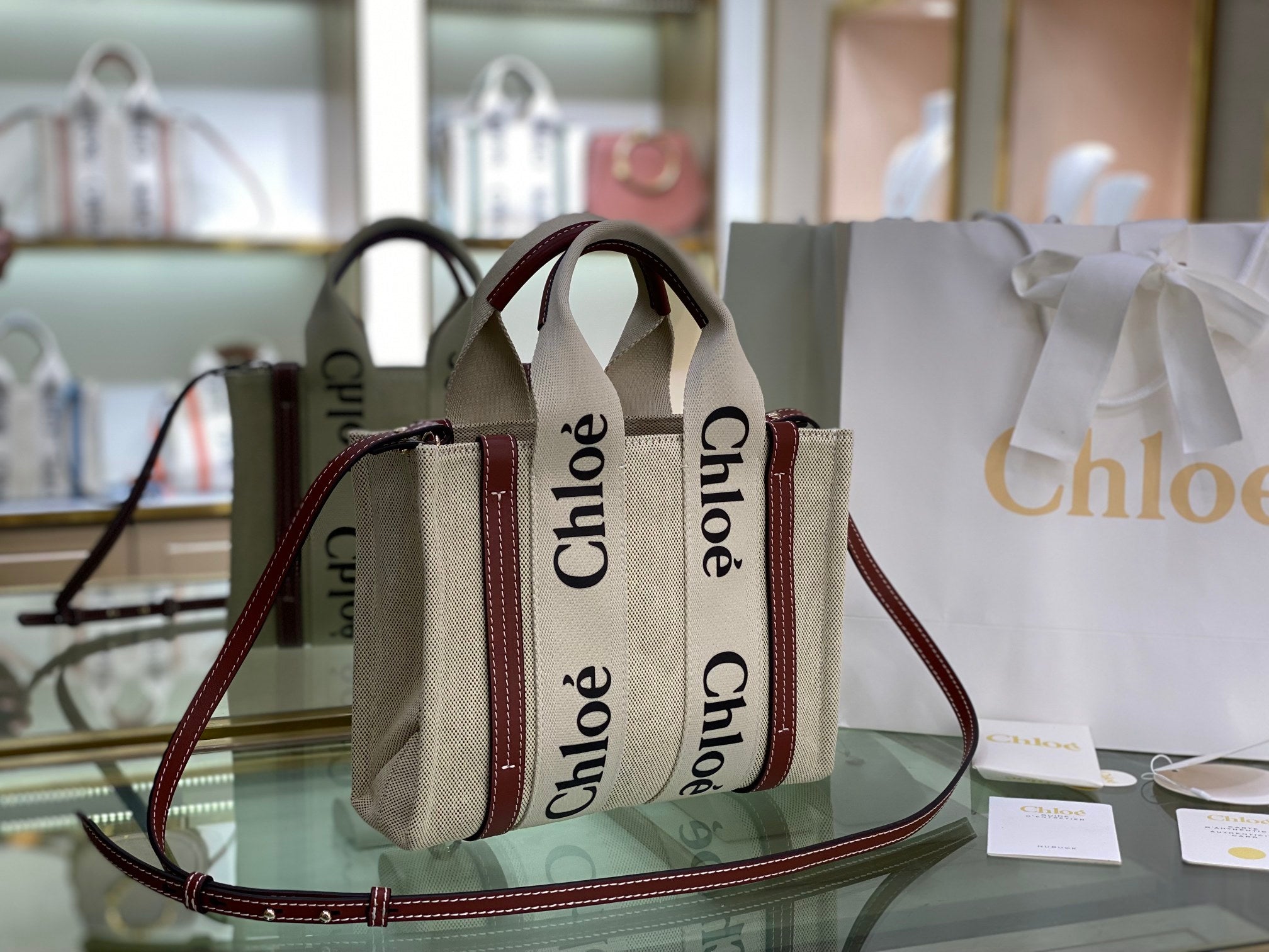 Woody Tote Bag with Strap