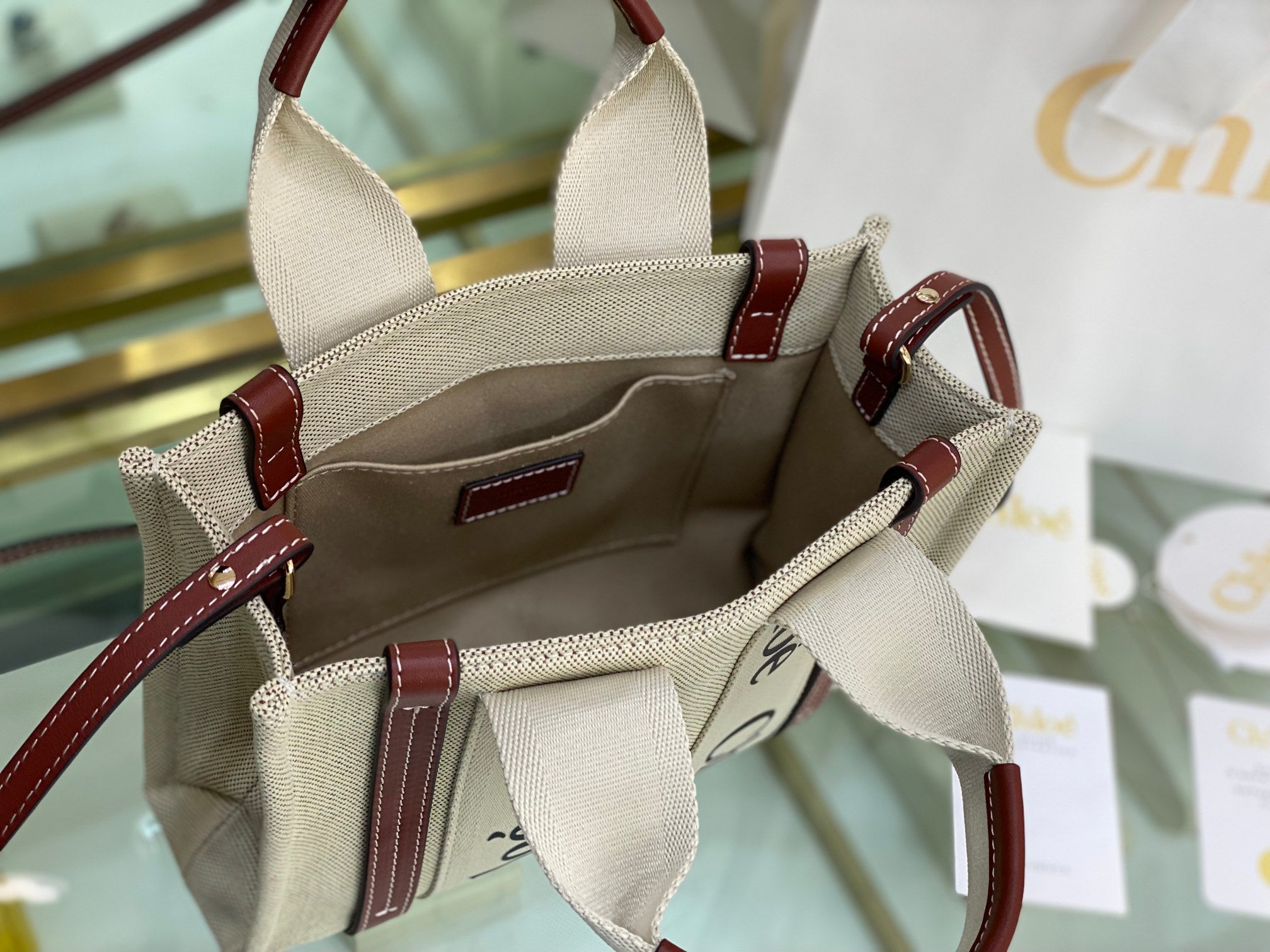 Woody Tote Bag with Strap