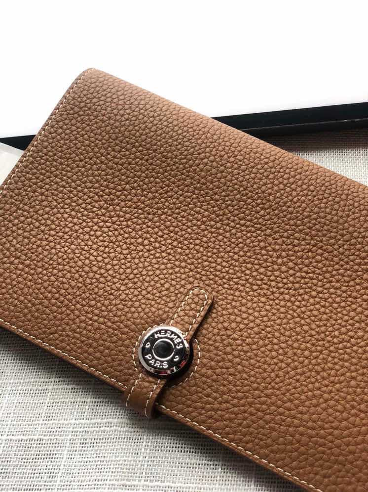 Dogon Long Wallet Togo Leather