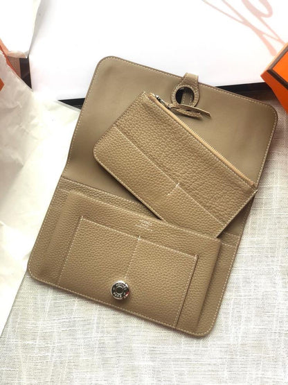 Dogon Long Wallet Togo Leather