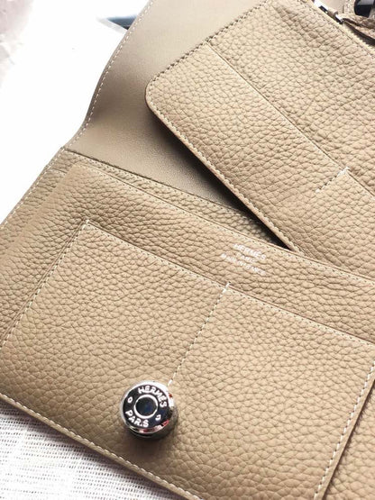 Dogon Long Wallet Togo Leather