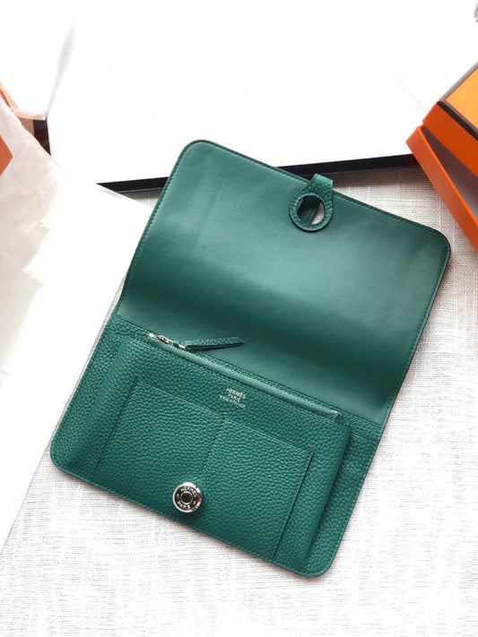 Dogon Long Wallet Togo Leather