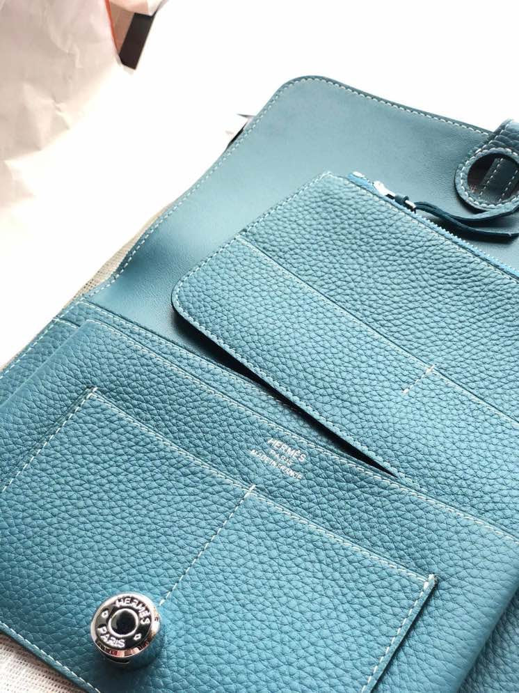 Dogon Long Wallet Togo Leather