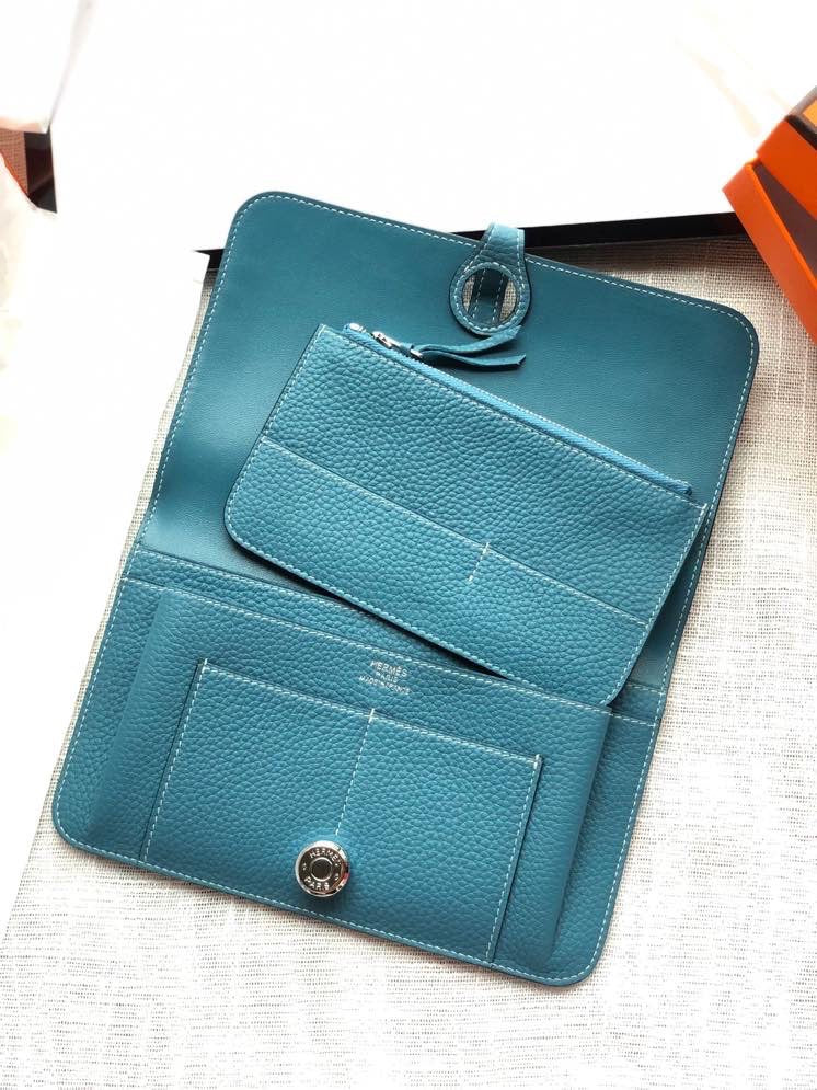 Dogon Long Wallet Togo Leather