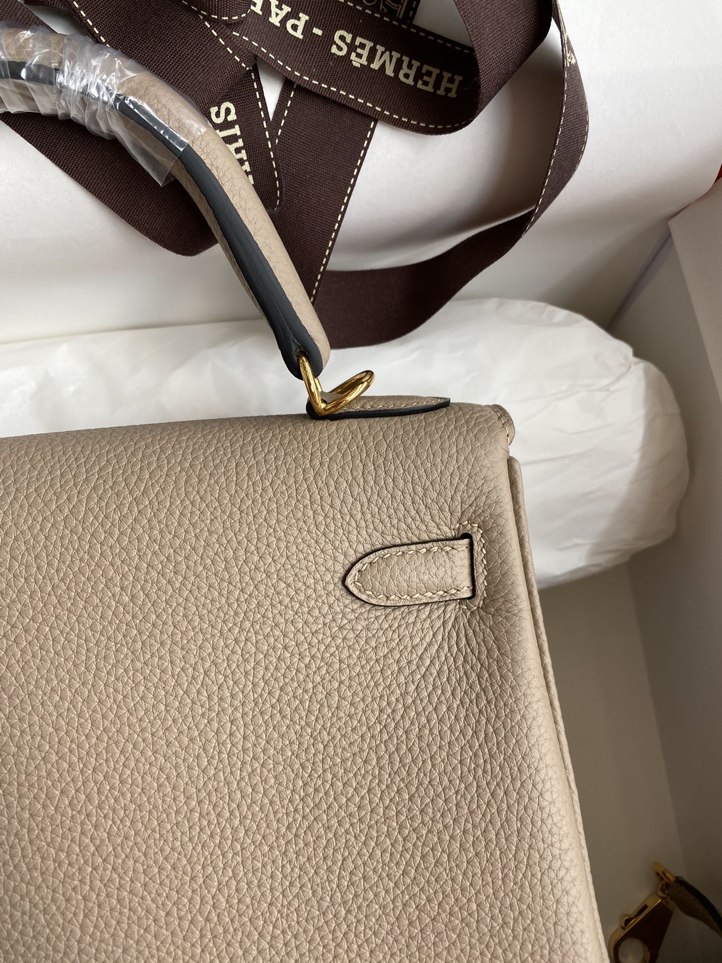 Kelly 25 Togo Leather Bag