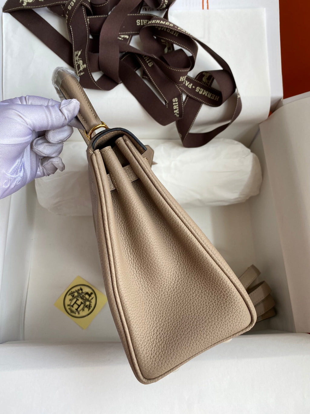 Kelly 25 Togo Leather Bag