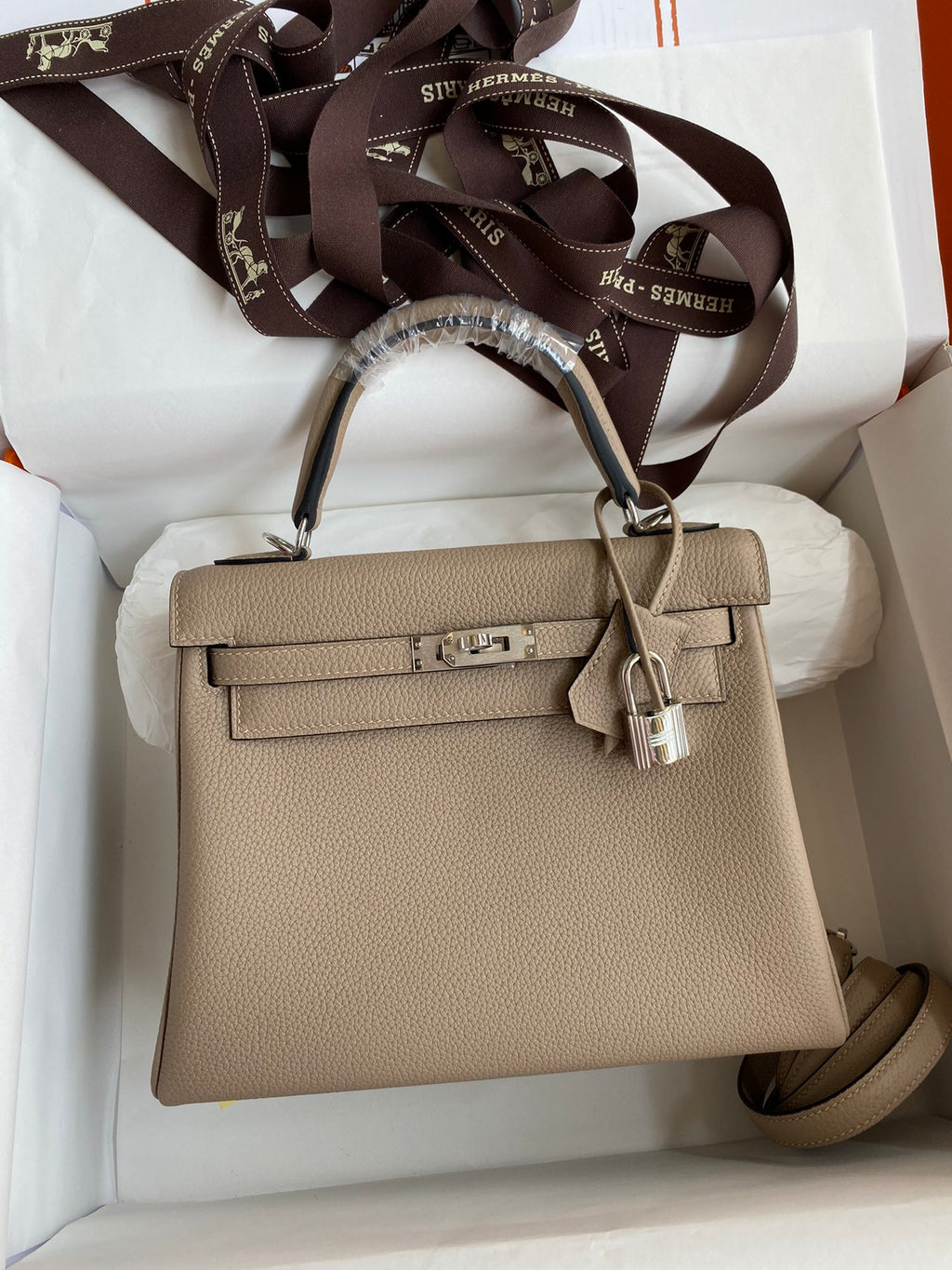 Kelly 25 Togo Leather Bag