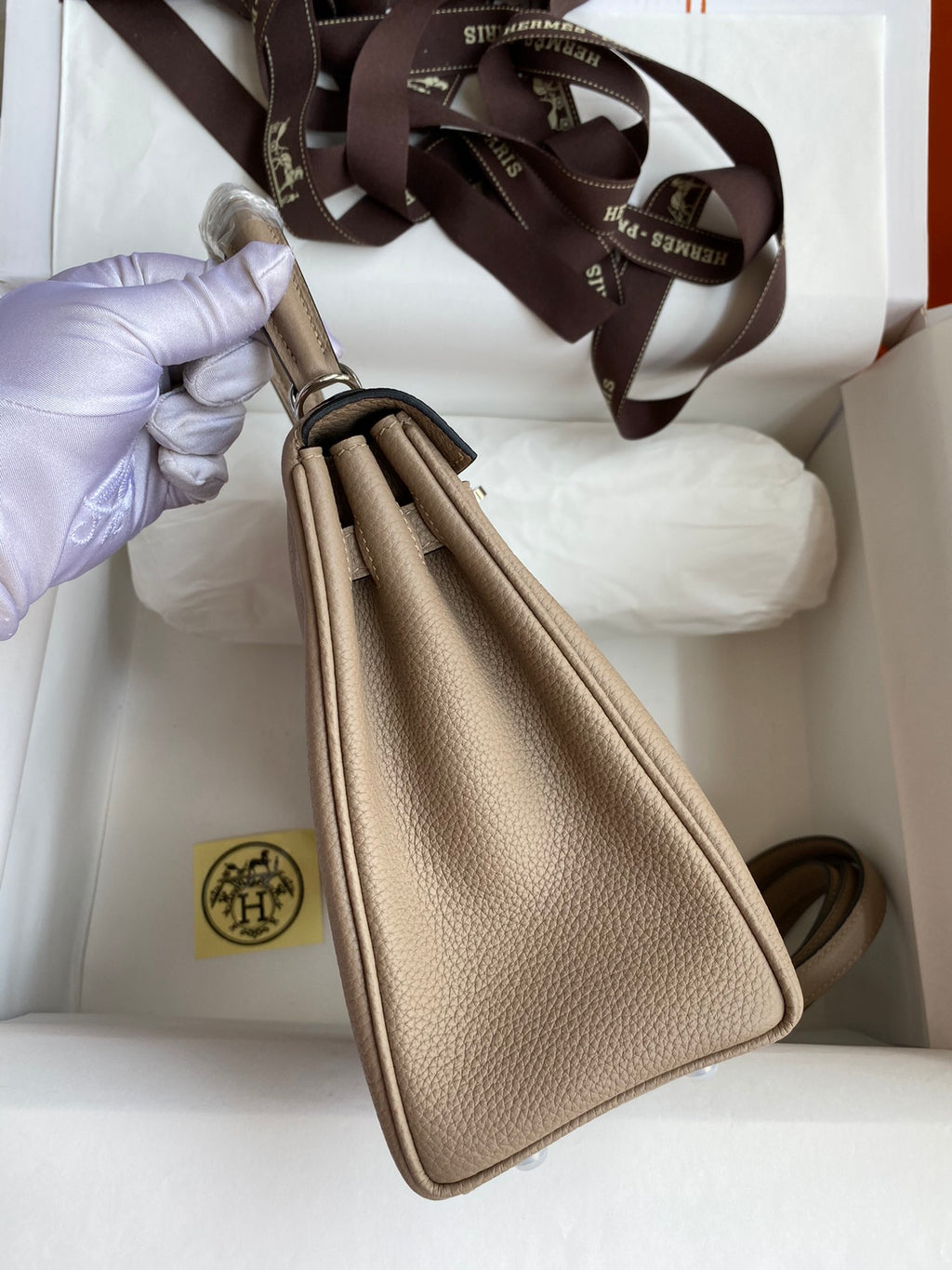 Kelly 25 Togo Leather Bag