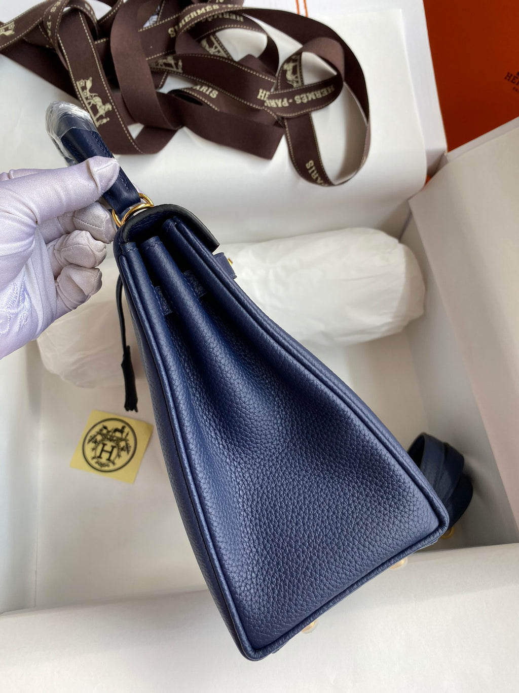 Kelly 25 Togo Leather Bag