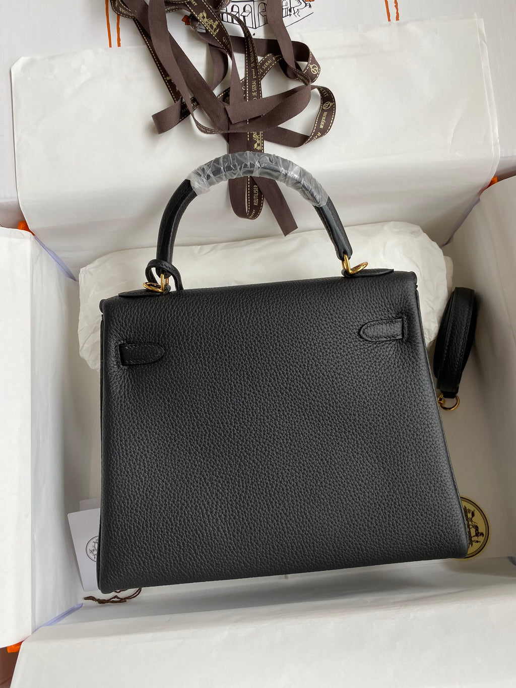 Kelly 25 Togo Leather Bag
