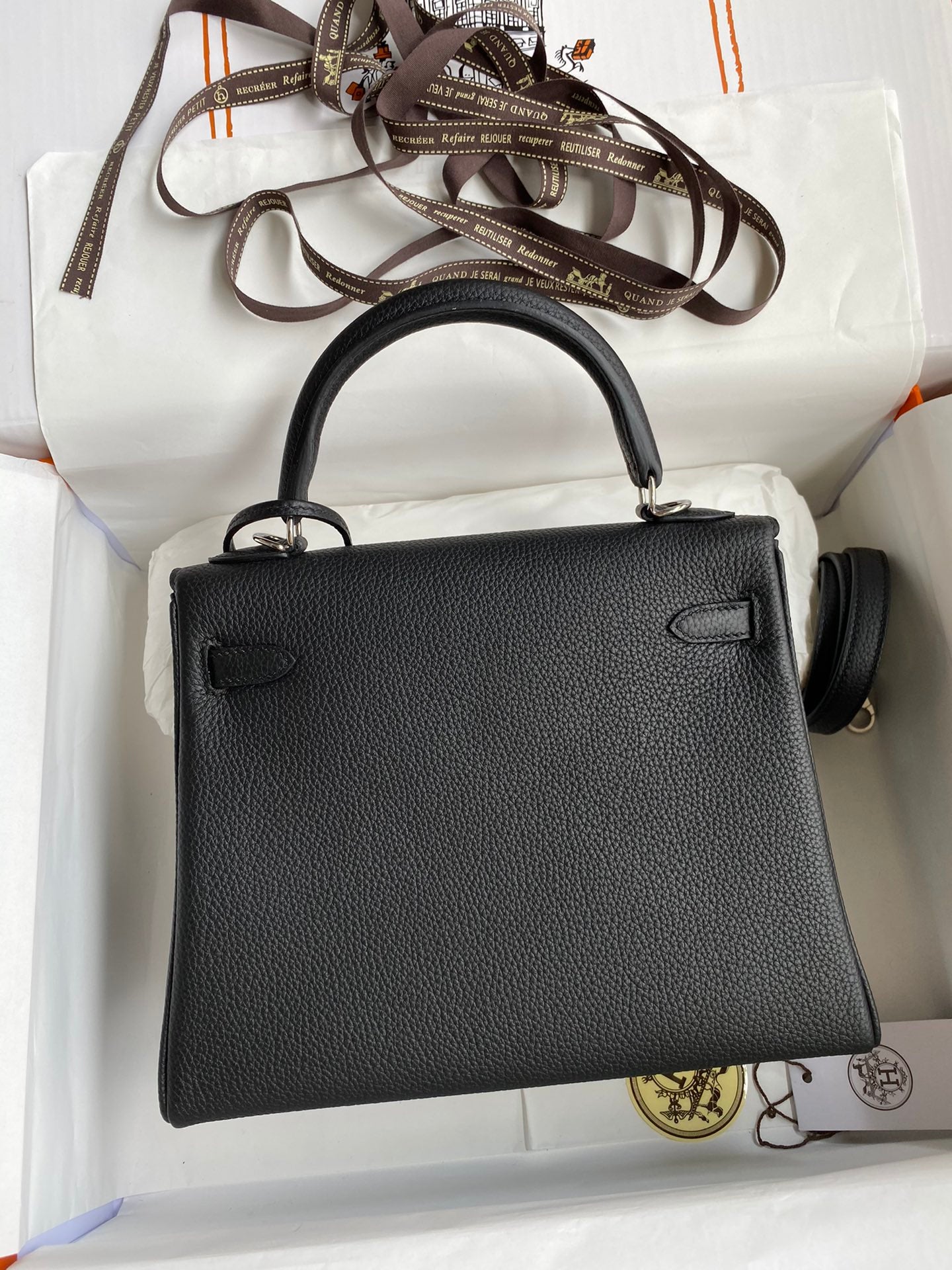 Kelly 25 Togo Leather Bag