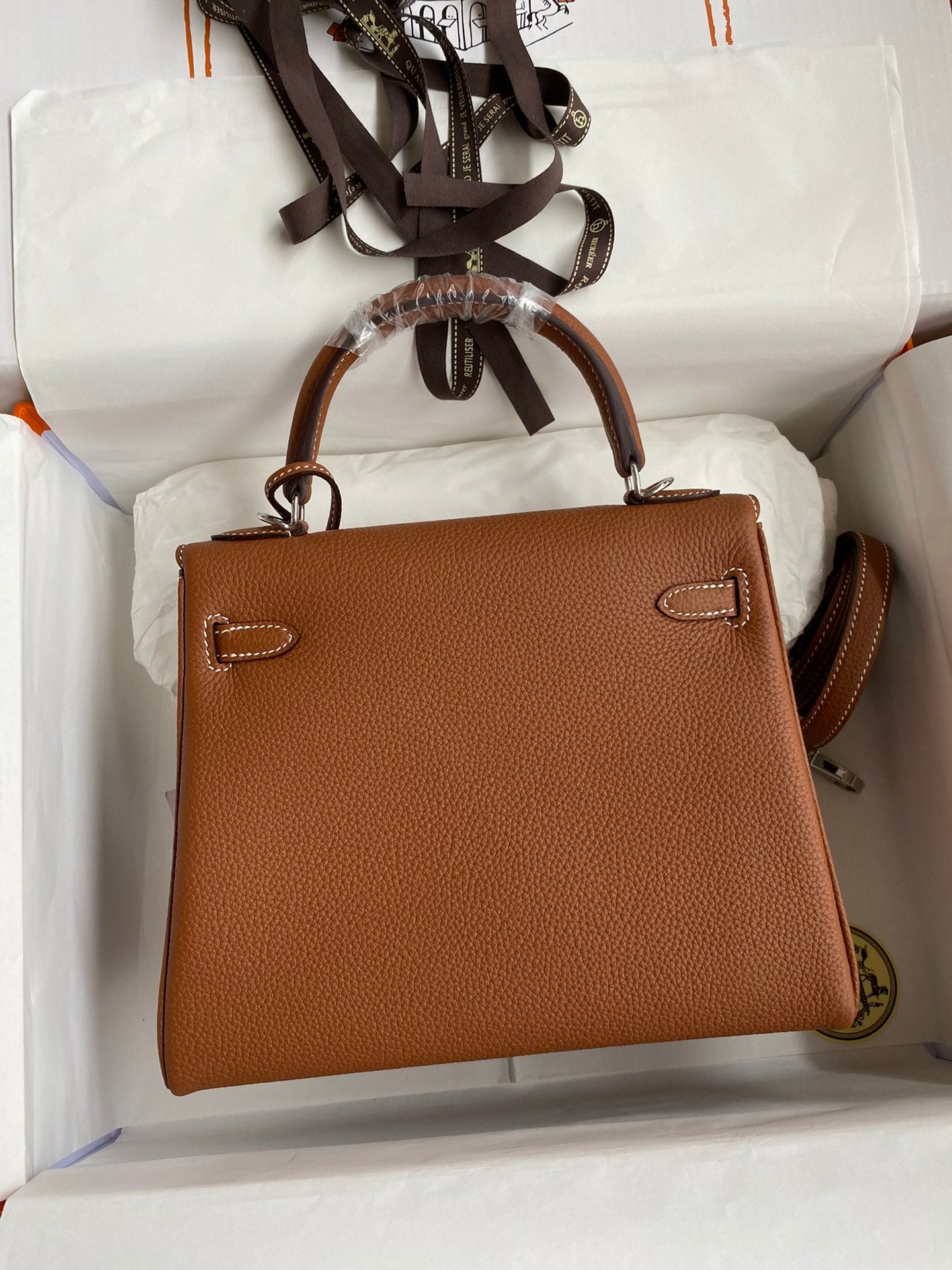 Kelly 25 Togo Leather Bag