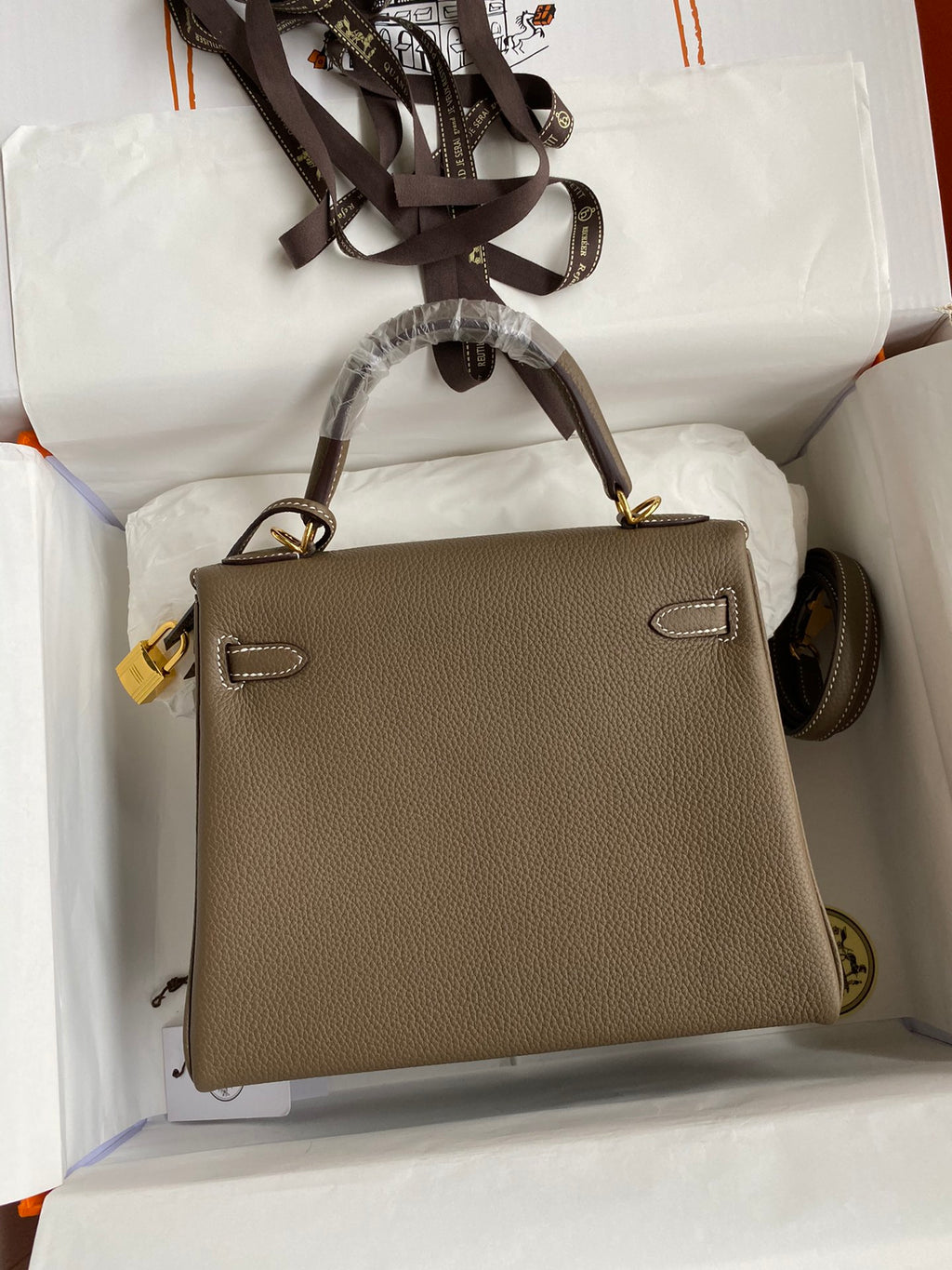 Kelly 25 Togo Leather Bag