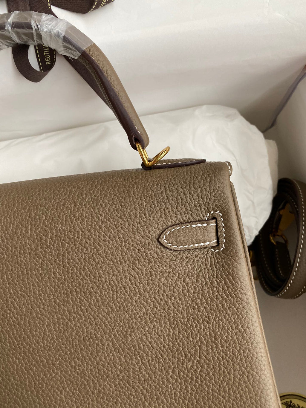 Kelly 25 Togo Leather Bag