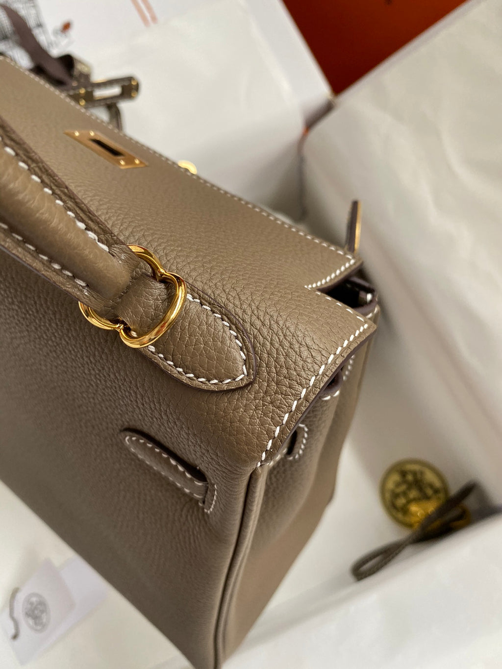 Kelly 25 Togo Leather Bag