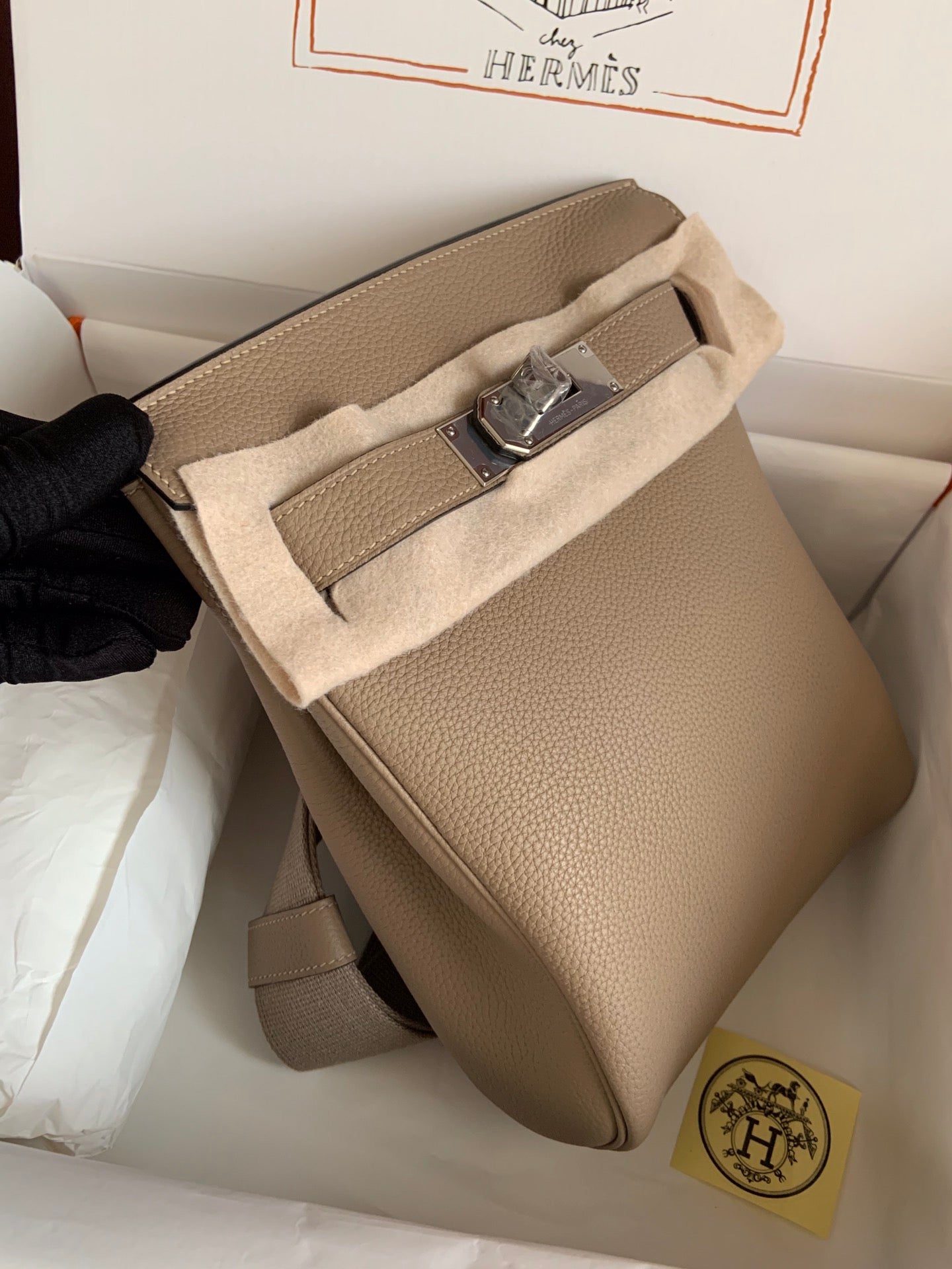 HAC à Dos Backpack 18cm Togo Leather