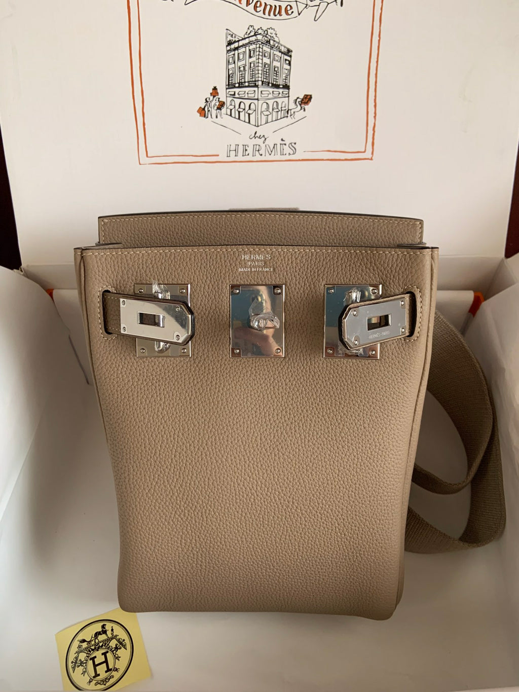 HAC à Dos Backpack 18cm Togo Leather