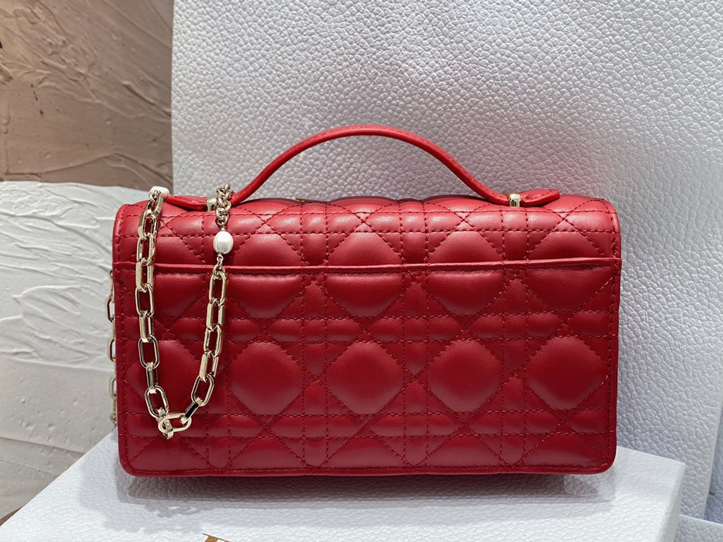 Lady Quilted Flap Bag