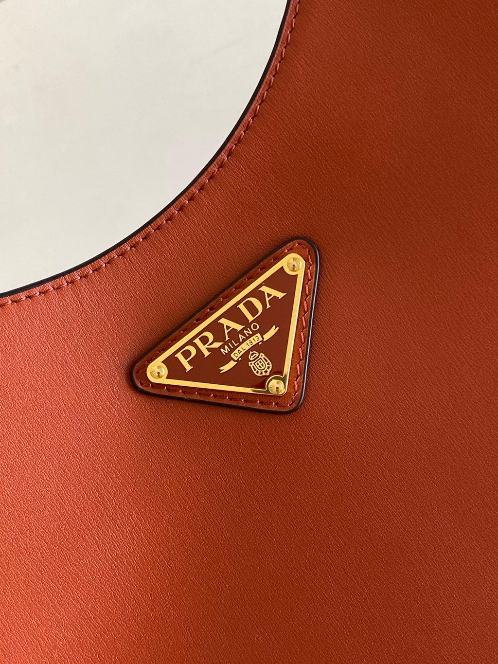 Cleo-Style Smooth Leather Shoulder Bag