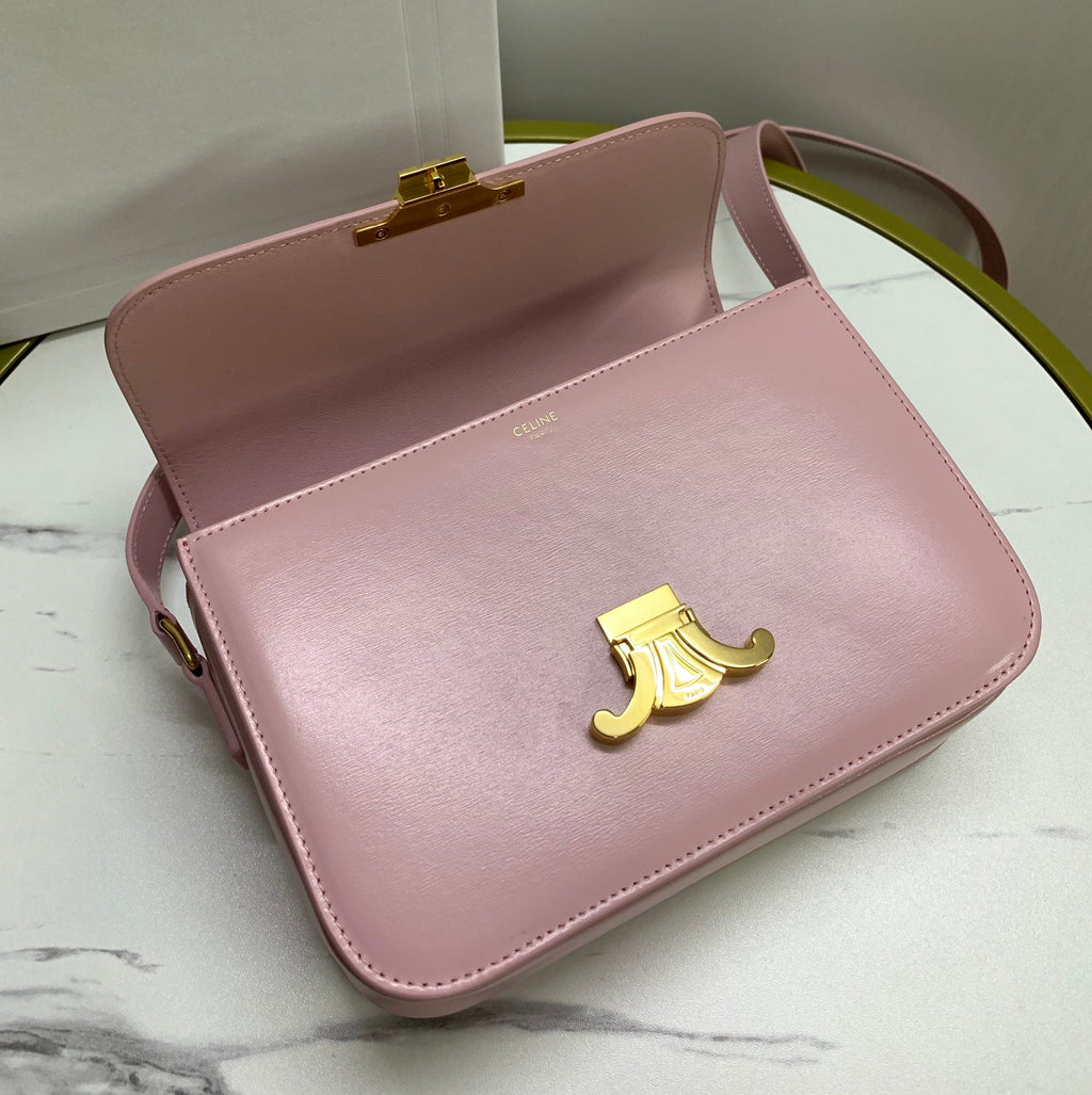 Triomphe Calfskin Shoulder Bag