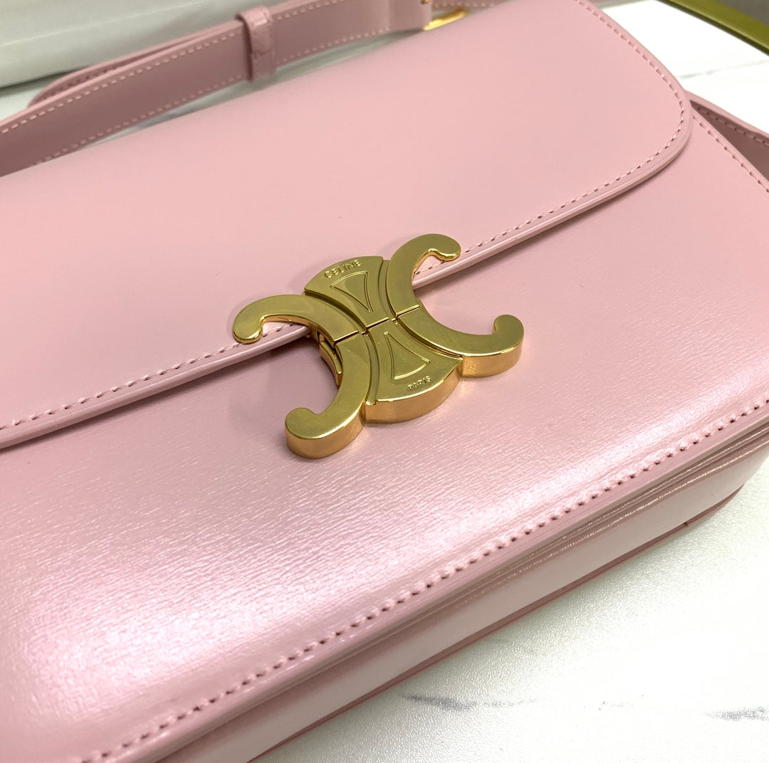 Triomphe Calfskin Shoulder Bag