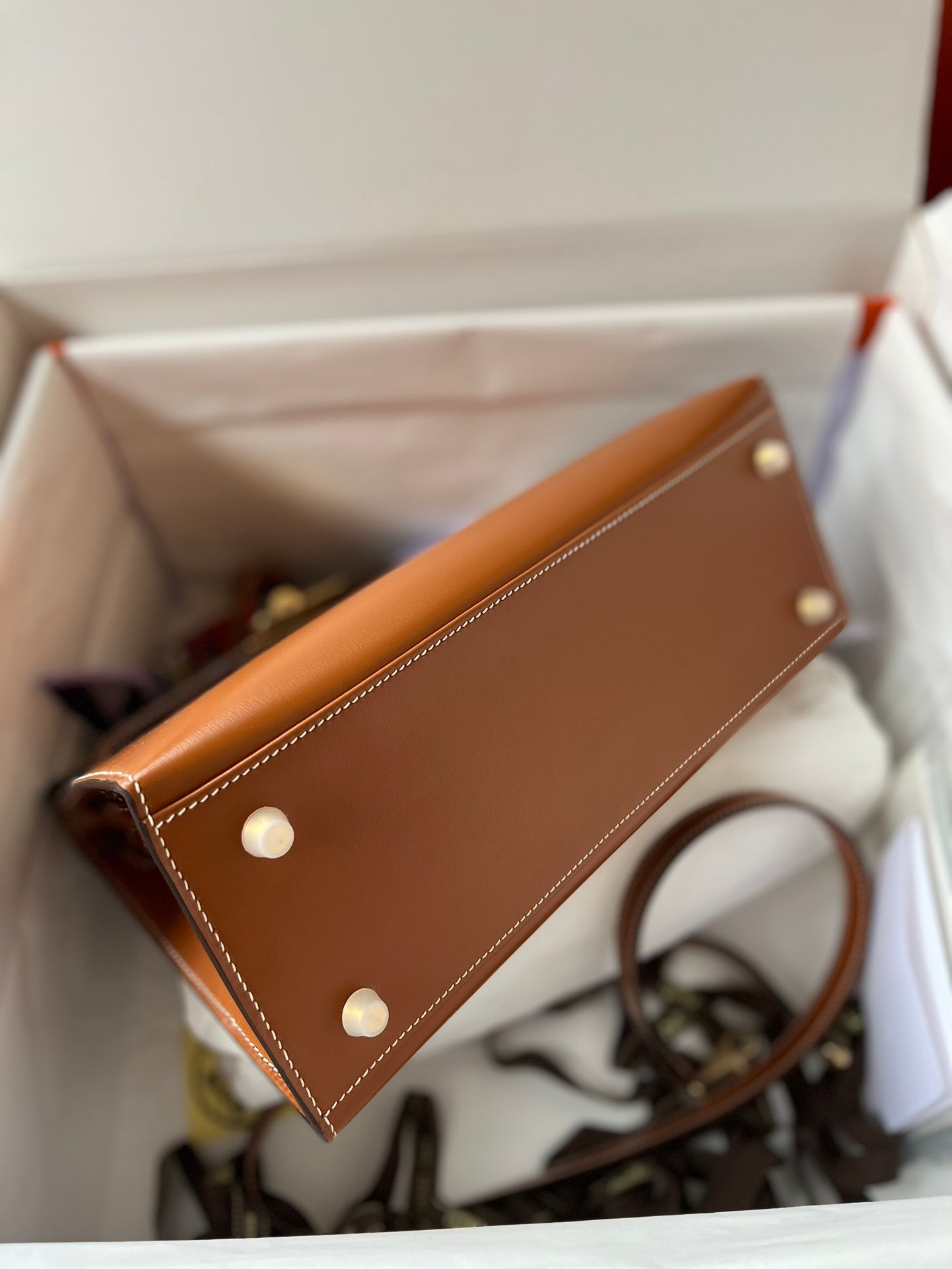 Kelly 28cm Box Leather