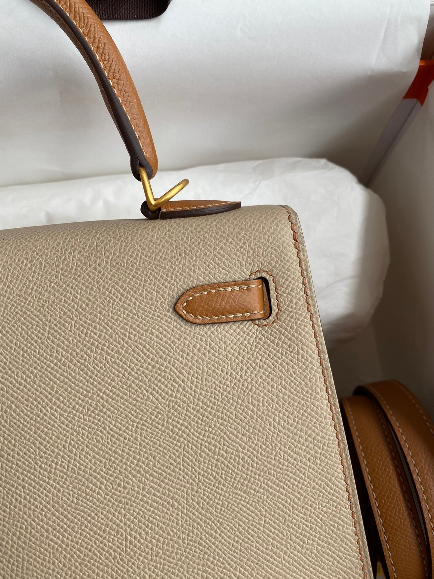 Kelly 25cm Epsom Leather Bag