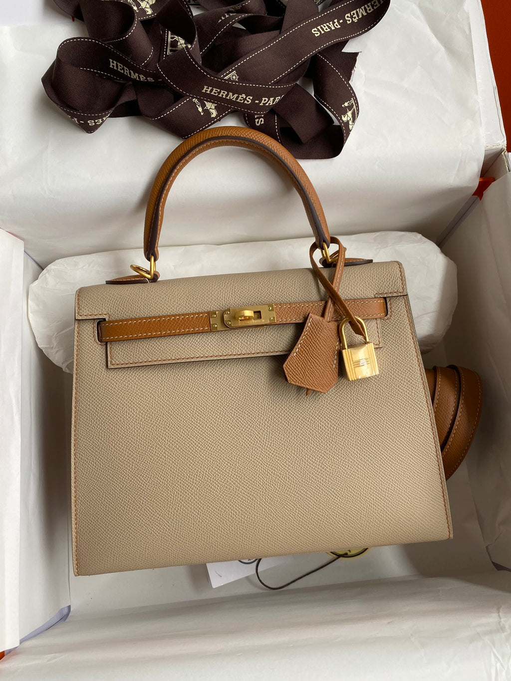 Kelly 25cm Epsom Leather Bag