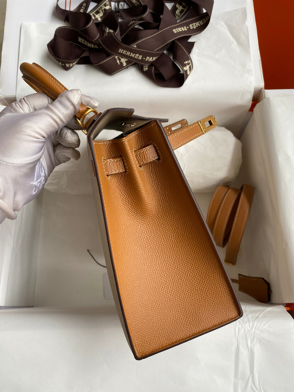 Kelly 25cm Epsom Leather Bag