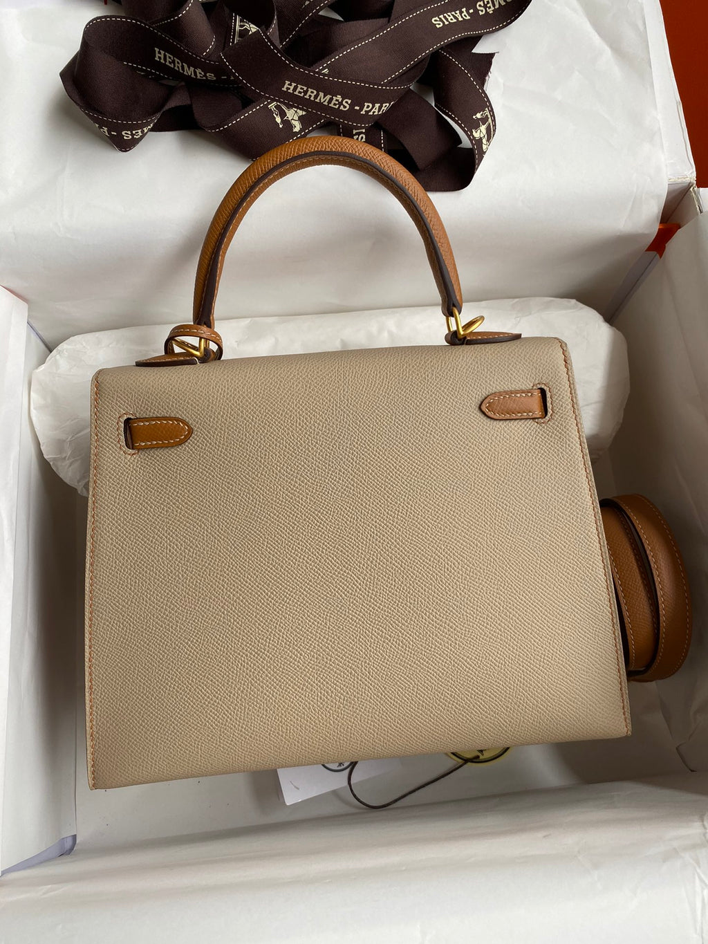 Kelly 25cm Epsom Leather Bag