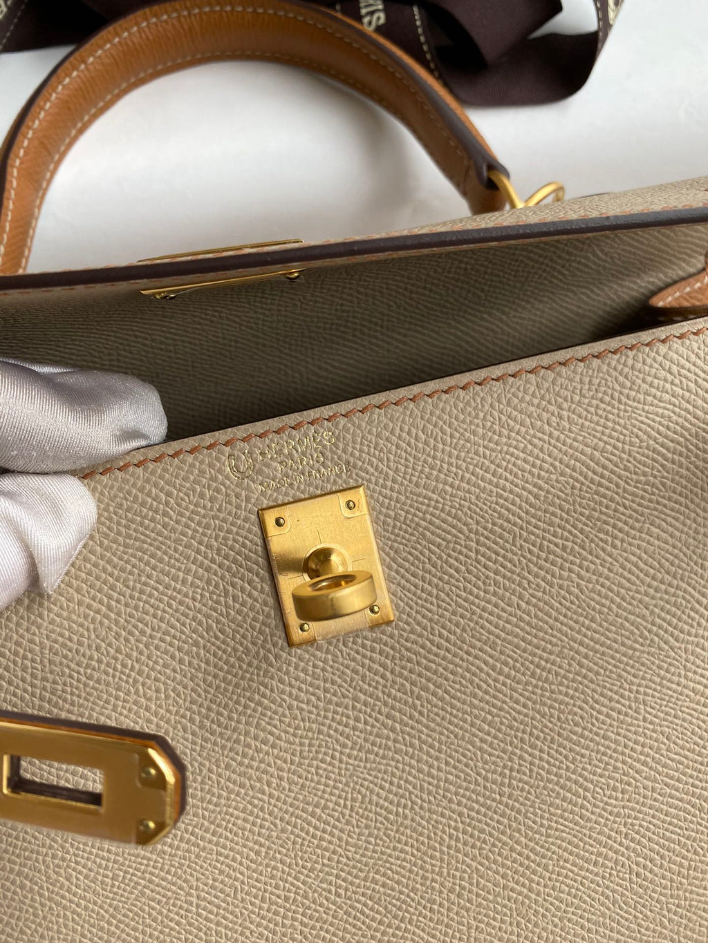 Kelly 25cm Epsom Leather Bag