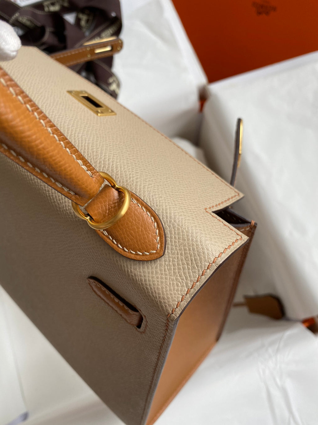 Kelly 25cm Epsom Leather Bag