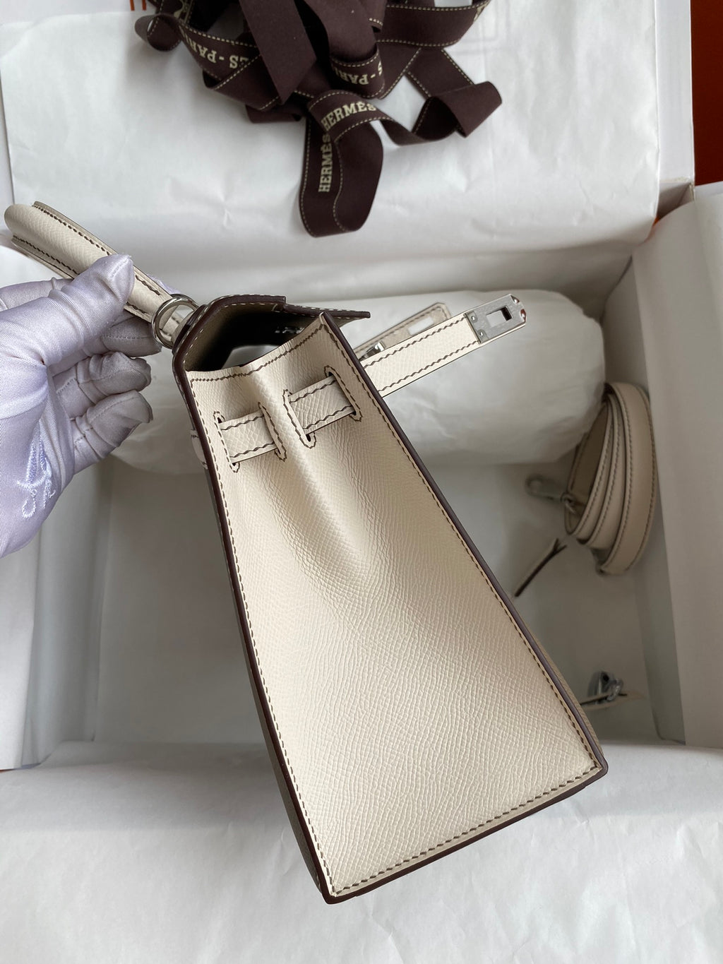 Kelly 25cm Epsom Leather Bag