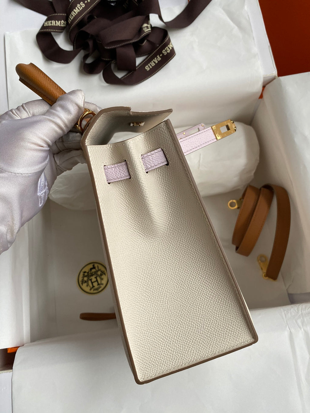 Kelly 25cm Epsom Leather Bag