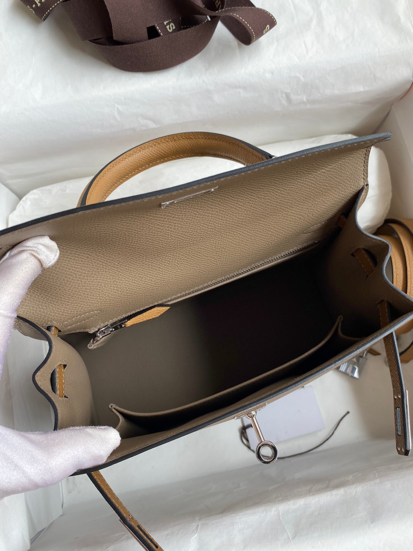 Kelly 25cm Epsom Leather Bag